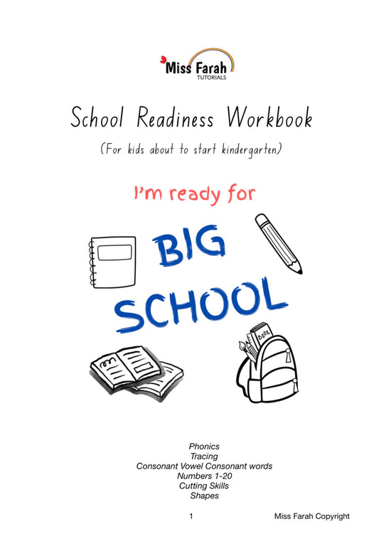 I’m ready for Big School workbook (pdf file)