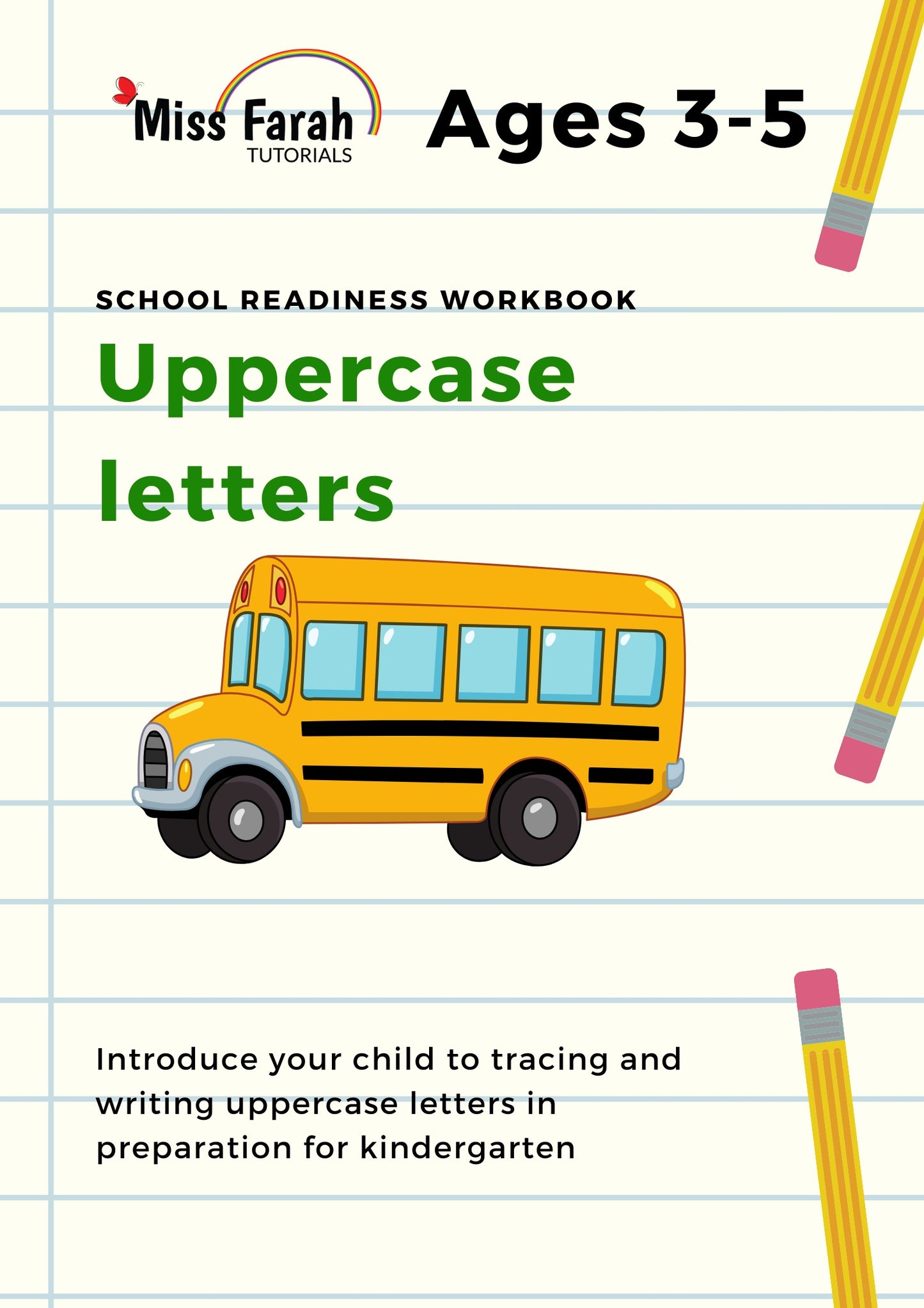 Upper case Letters Digital Workbook (PDF File)